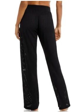 ALO | All Star Full Mesh Black Wide-Leg Pants Women’s Size Small/Medium